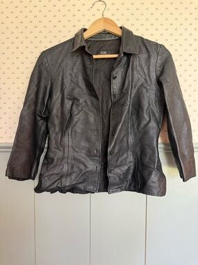 BCBG Genuine Leather Jacket